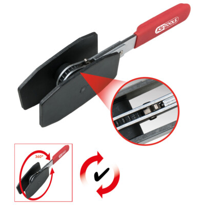 KS TOOLS Ratschen-Bremskolben-Rücksteller, umschaltbar , Bremssattel