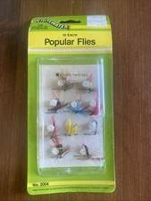 Vintage South Bend Whitewater 10 Ct Popular Flies No. 3004
