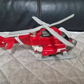 Old Toy Tobot Rescue Helicopter Red Version Y with Toki Mifo
