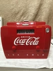 Vintage Coca-Cola Cooler Radio OTR-1949 by Randix – AM/FM Cassette *READ*