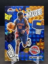 Rip Hamilton 2025-26 Topps Finest #M-23 MUSE Blue Geometric 46/75 Pistons TF1