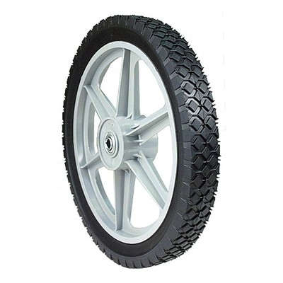 Maxpower 335110 14'' x 1.75'' Spoked Plastic Wheel with Diamond Tread