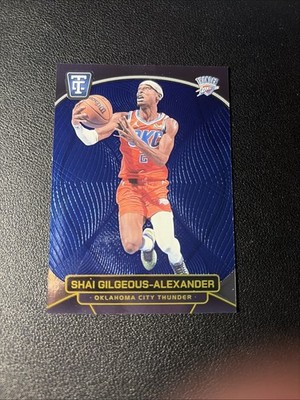 2024-25 Panini Totally Certified Shai Gilgeous-Alexander Blue Mirror /199 #102