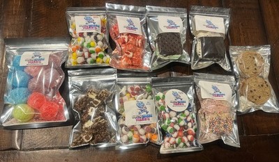 10 Freeze Dried Mixed Flavors Bags ARCTIC FREEZE TREATZ Candy