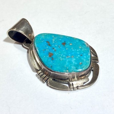 INDIAN JEWELRY ターコイズ ペンダント トップP. Sanchez INDIAN JEWELRY ターコイズ ペンダント トップP. Sanchez INDIAN