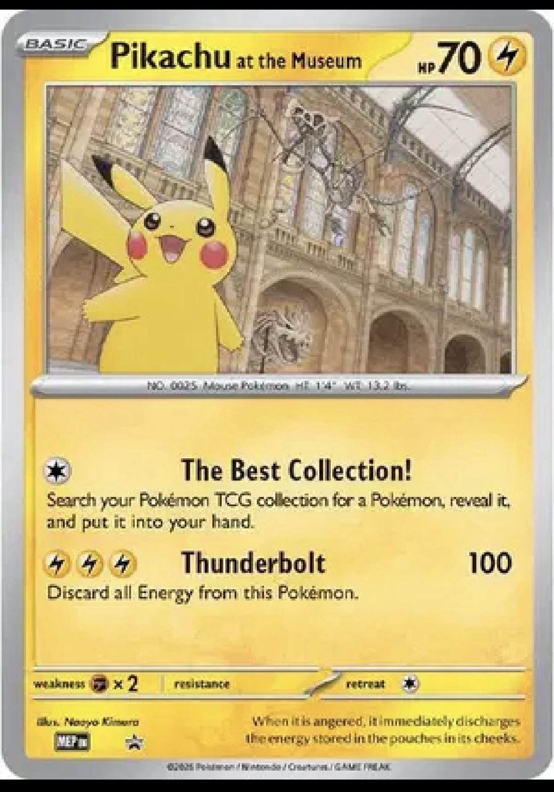 Pikachu at the Museum Jumbo Cards Regular