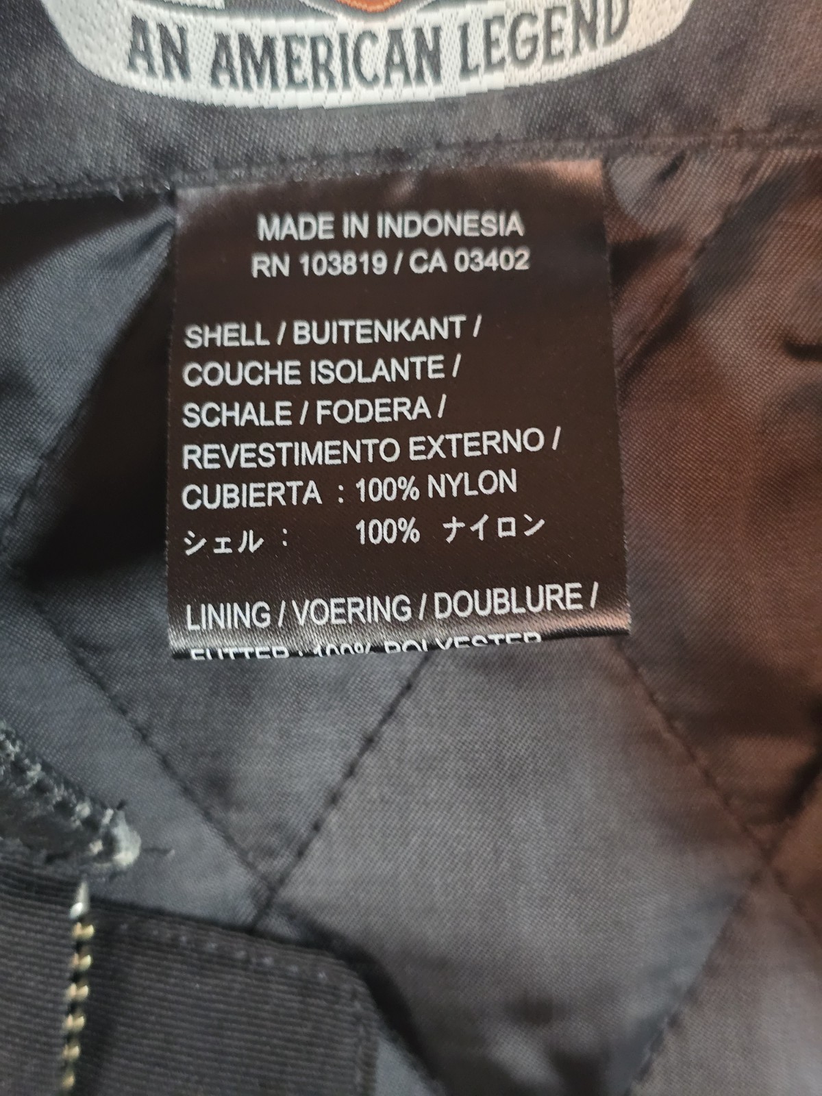 Harley-Davidson Functional Nylon Lined Motorcycle… - image 11