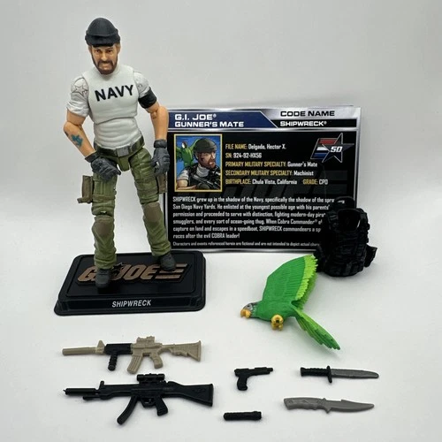 GI Joe 50th Anniversary Shipwreck loose figure 2015 Navy Seal Hunt for Cobra
