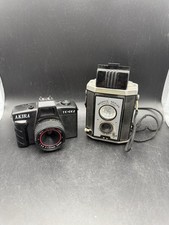 Lot of 2 Vintage Cameras Akira TC-002  Brownie Reflex Untested Parts/Repair