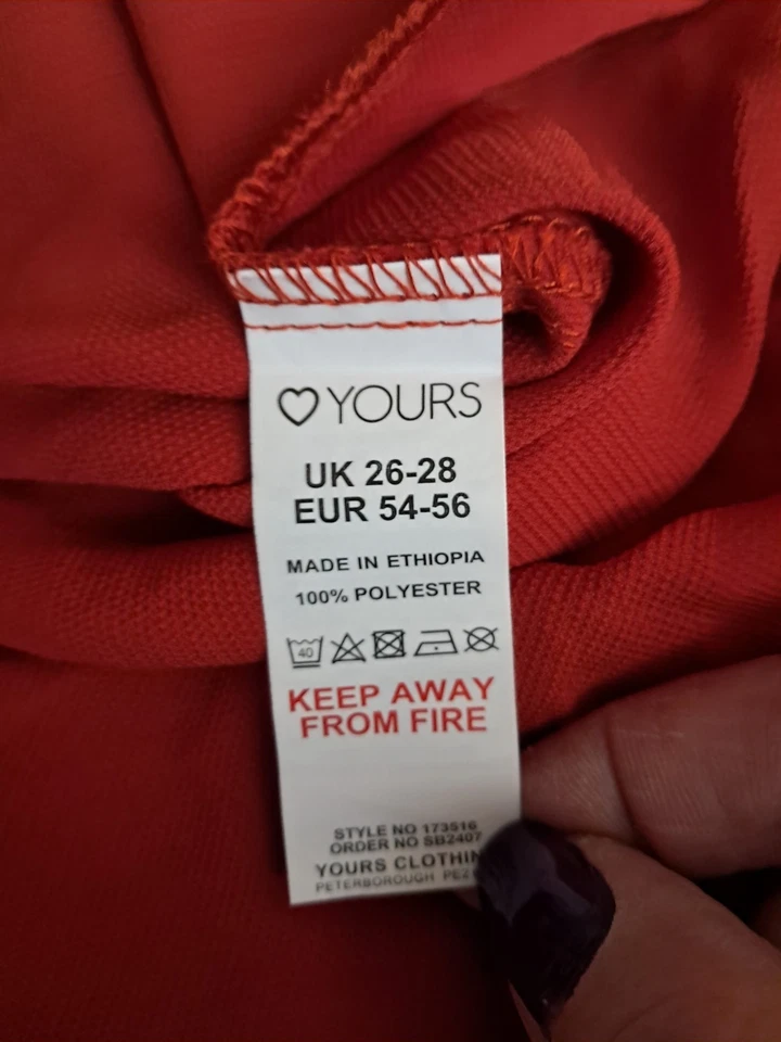 Chemise oversize neuve taille 60-62 Yours - Photo 3/4