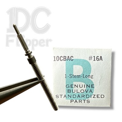 Bulova 10CBAC WINDING STEM #16A BestFit 200/1114F Tap 8, 17.0 Fits Multiple Read