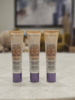 3 L'Oreal Paris Magic Skin Beautifier BB Cream for Face with Vitamin C & E 