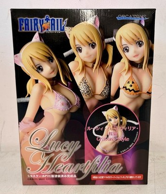 Fairy Tail Lucy Heartfilia White Cat Gravure Style Figure 1/6 PVC Orca Toys NEW