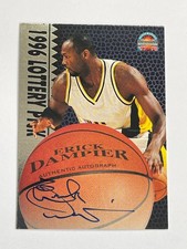 1997-98 Score Board Autographed Basketball MSU Erick Dampier Rookie Auto