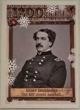 2024 Historic Auto The 1800s WHITE CHRISTMAS 30/64 Abner Doubleday #16
