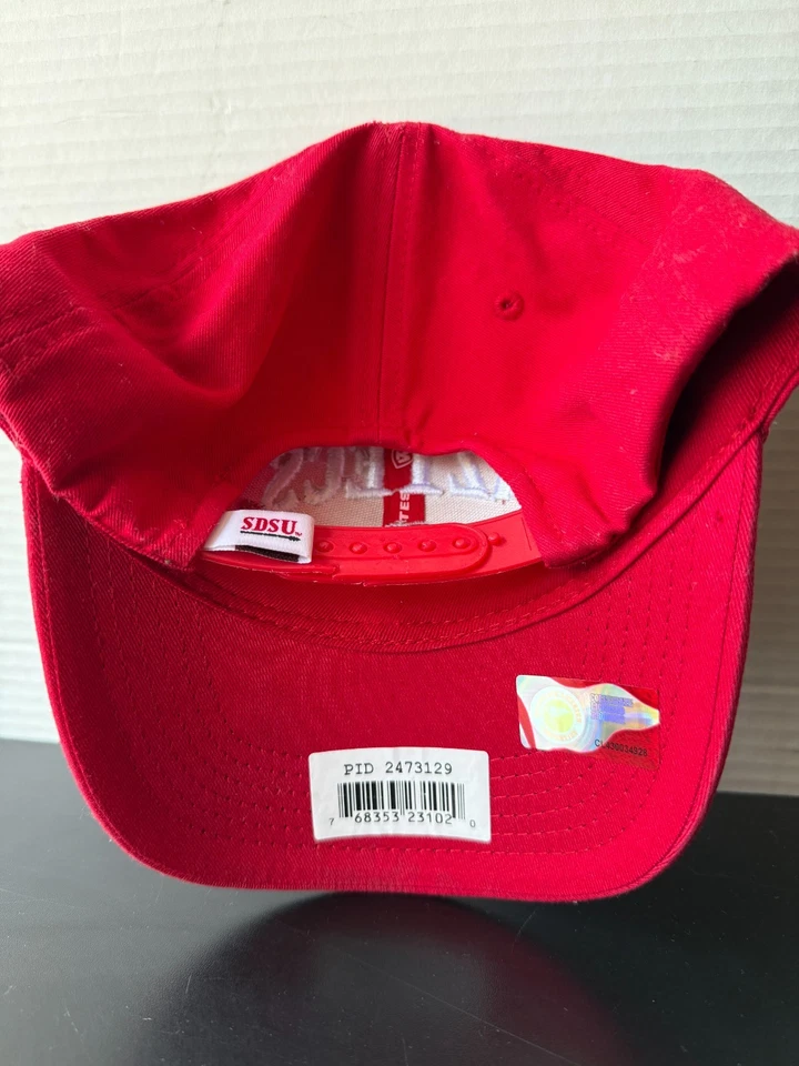 SDSU San Diego State Aztecs Red Hat Cap One Size Snapback - Image 3 of 4