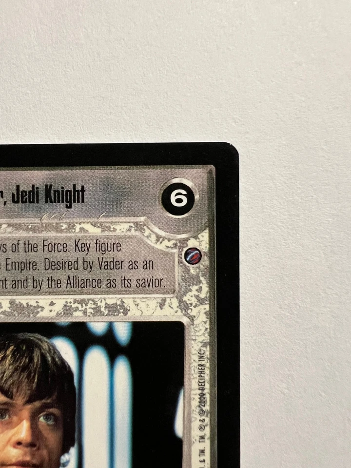 Star Wars CCG Luke Skywalker Jedi Knight Card Death Star II *A* - Image 4 of 4