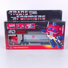 Transformers Optimus Prime New G1 40th Anniversary Walmart Retro Reissue
