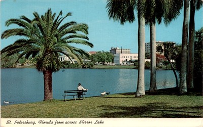 St. Petersburg, Florida, Mirror Lake, Frederick, Md. Postcard