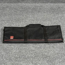 Wusthof Trident Knife Roll Bag Case Chef Knife Storage Travel Black Nylon Carry