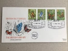 1981 British Library British Butterflies FDC Full Set Stamps And A London WC PMK