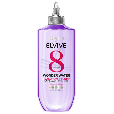 L'Oreal Paris Elvive Hyaluron Plump Flash Hydration Wonder Water Hair Rinse, 8 S