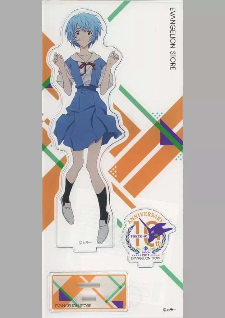 Acrylic stand/acrylic panel Rei Ayanami 10th anniversary illustration acrylic