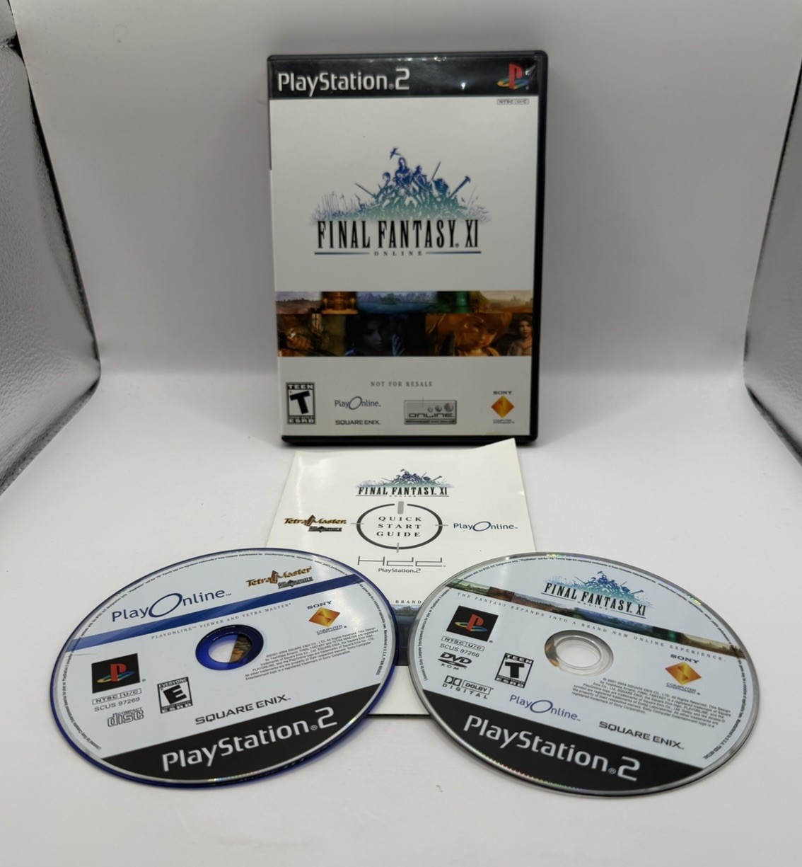 Final Fantasy XI 11 Online CIB Complete (Sony PlayStation 2, 2004) Manual Inc.