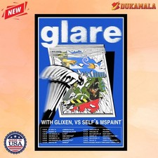 NEW Glare December 2025 Tour Poster Home Decor, Wall Art, No Frame, Fan Gift