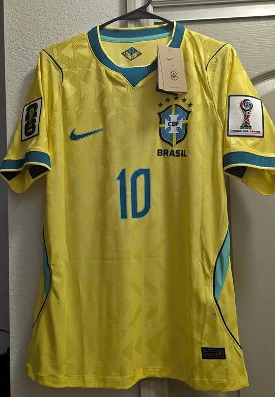 Neymar Brazil 2026 World Cup Professional Player Jersey Home