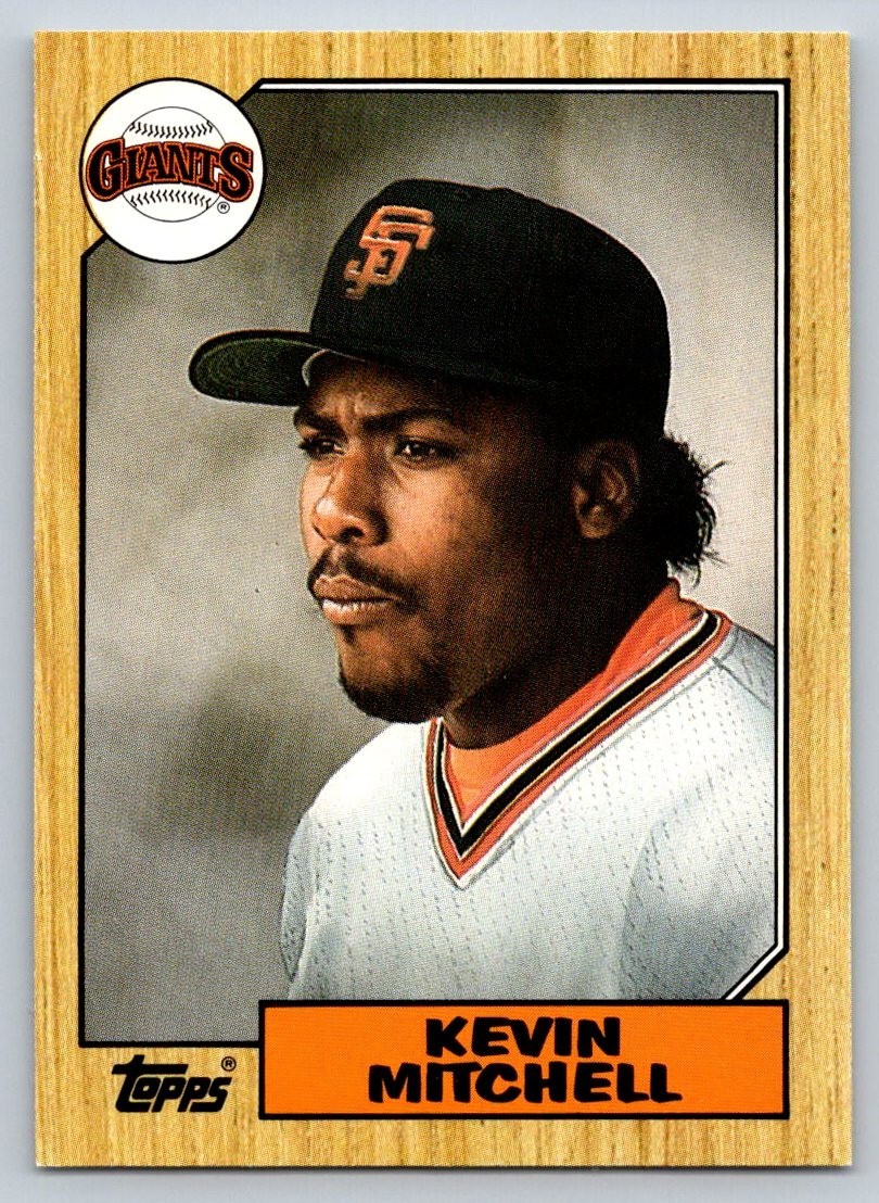 1987 Topps Traded #81T Kevin Mitchell San Francisco Giants