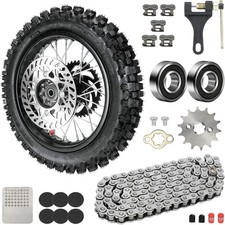 12 Rear Wheel 80/100-12 3.00-12 Tire Inner Tu...