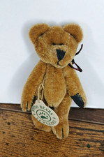 W/tags Boyds T.F. Wuzzies dollhouse miniature jointed teddy bear 3" "Trevor"
