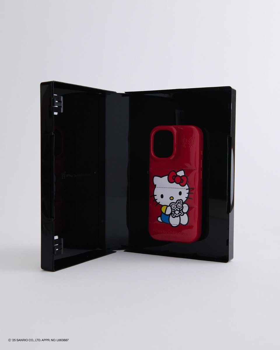 Urban Sophistication Kitty iPhoneケース the-puffer-case-hello-kitty-