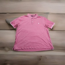 Hart Schaffner Marx Men's Polo Large Red Very Nice