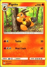 Pignite 32/236 Near Mint Uncommon Cosmic Eclipse Pokemon