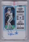 2022 Panini Contenders Optic Dak Prescott Veteran Ticket Auto 11/50 #VTA-DP