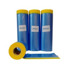 Pre-Taped Masking Film for Car Painting   Multi Pack   Painters Plas