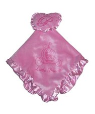 Disney Baby Pink Little Princess Carriage Blanket Heart Security Lovey