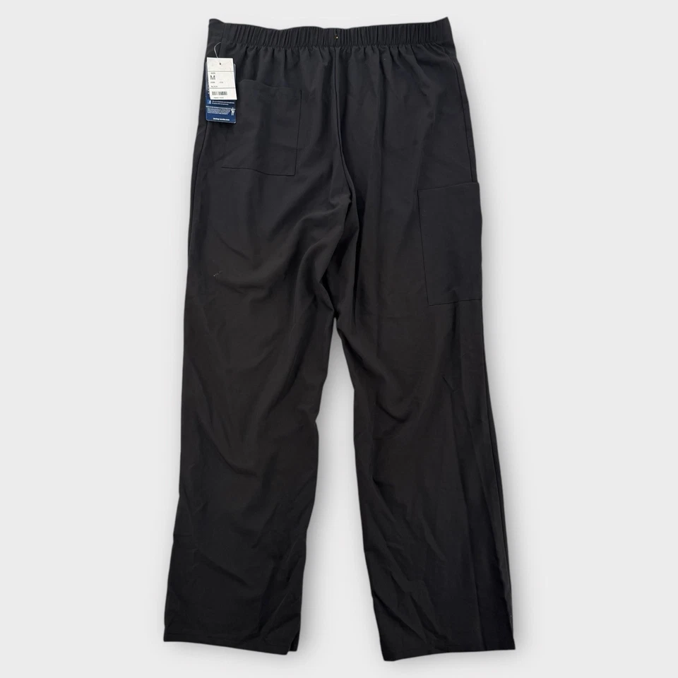 Pantalones Médicos Jockey Para Hombre Medianos Negros Cordón Cintura Elástica Enfermera Médica Nuevos con Etiquetas Foto 2 de 4