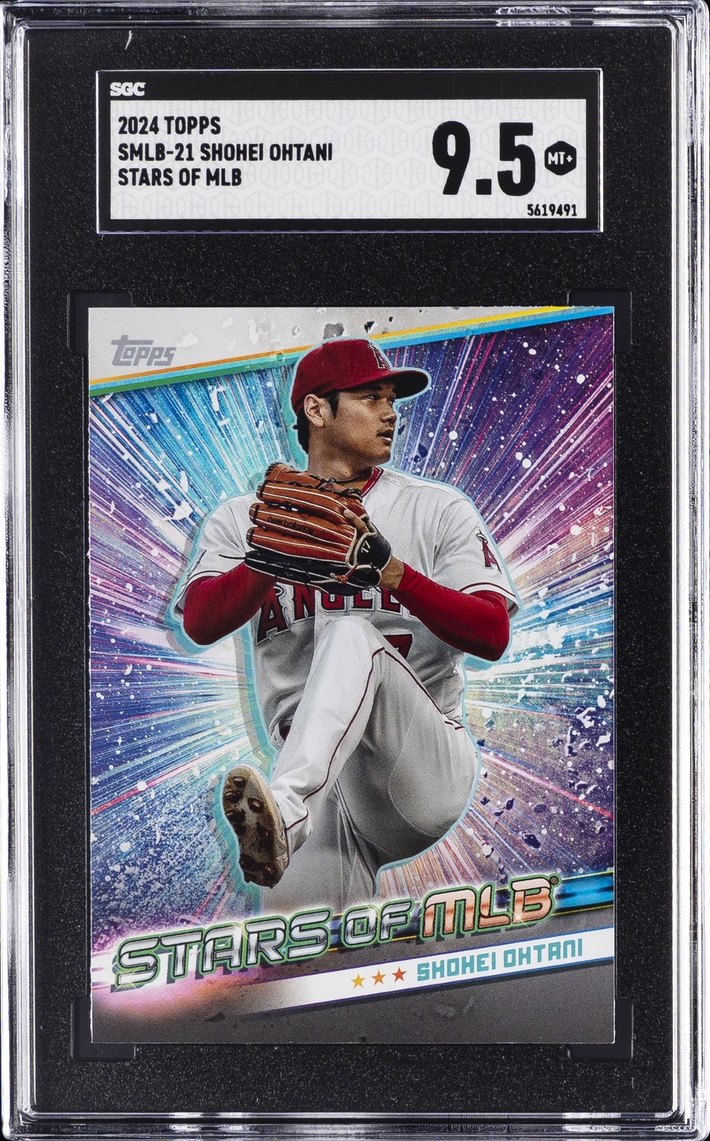 2024 TOPPS STARS OF MLB #SMLB-21 SHOHEI OHTANI SGC 9.5