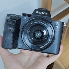 Sony Alpha A7 II A7M2 Black 24.2MP Mirrorless Digital Camera With 16-50mm Lens