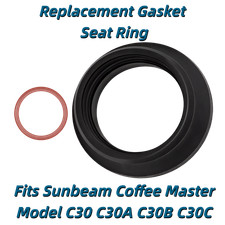 Replacement Gasket Seat Ring For Sunbeam Coffee Master C30 C30a C30b C30c Black Replacement Gasket Seat Ring For Sunbeam Coffee Master C30 C30a C30b C30c Black