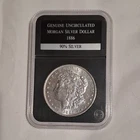 1886 Morgan Silver Dollar $1 90% Silver Business Strike Philadelphia KM#110