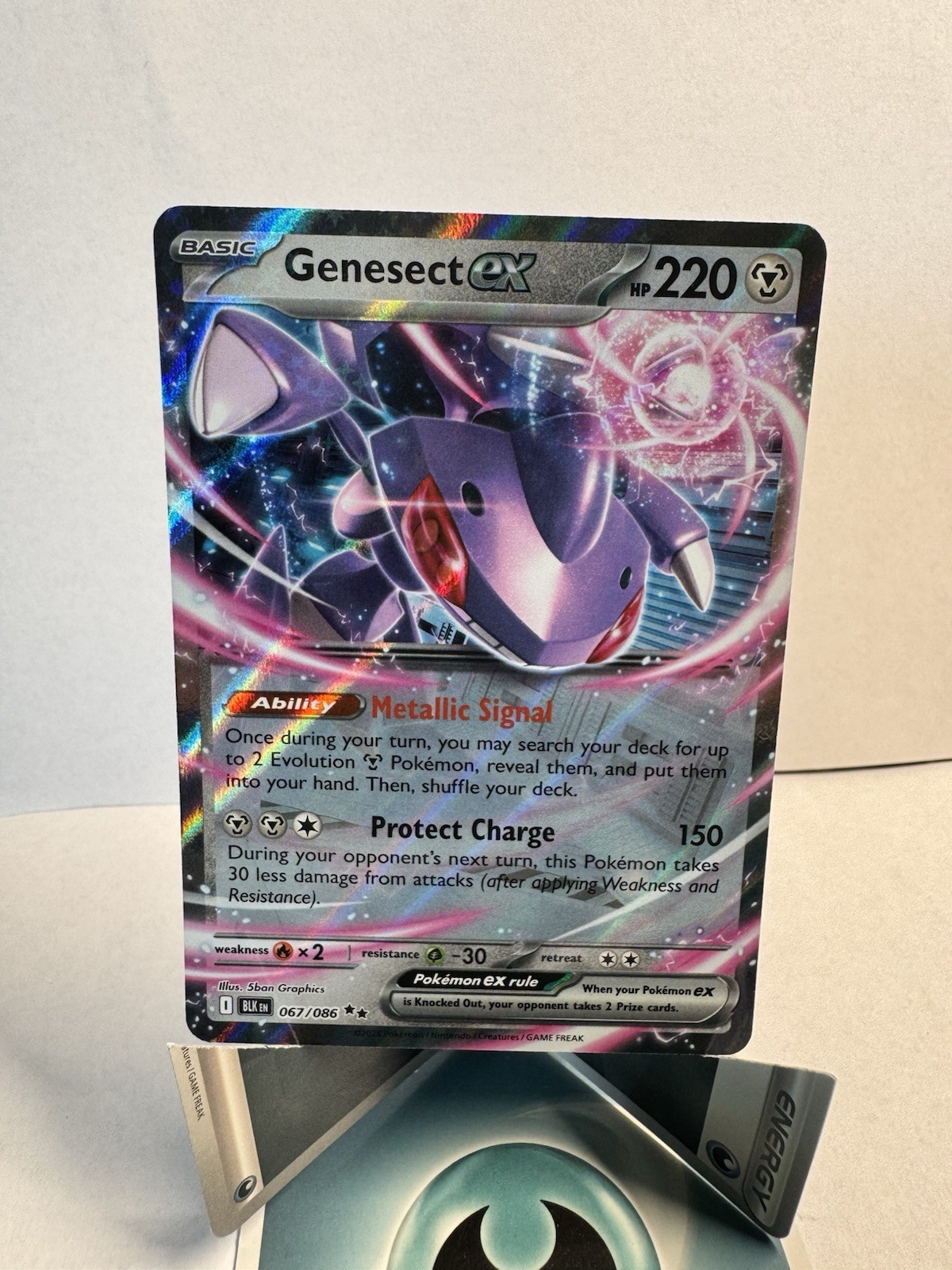 Genesect Ex 67/86 Pokémon: Black Bolt NM