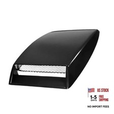 Car Decorative Air Flow Intake Hood Scoop, Racing Self-adhesive Turbo Bonnet