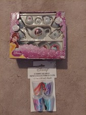 Disney Belle's Porcelain Tea Set Beauty Beast Unbreakable Mini Princess Cups