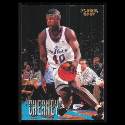 Calbert Cheaney #115 1996 Fleer Washington Bullets Basketball Card NBA NM