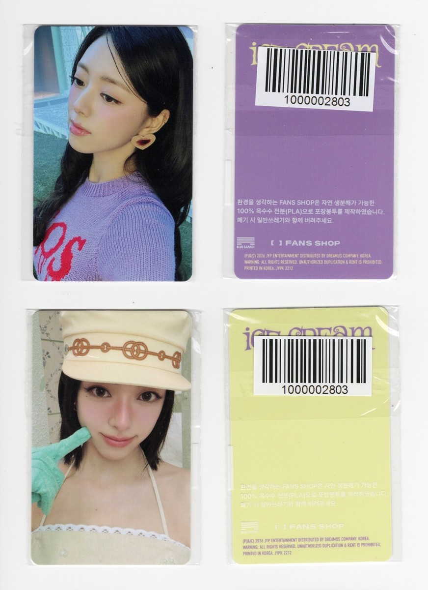 YUNA ITZY - ICE CREAM [JYP MUSICPLANT BDM KTOWN4U] PREORDER
