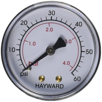 Back Mount Gauge Replacement - Compatible with D.E. Filters